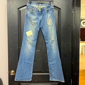 Brand new bootcut Bebe bling jeans